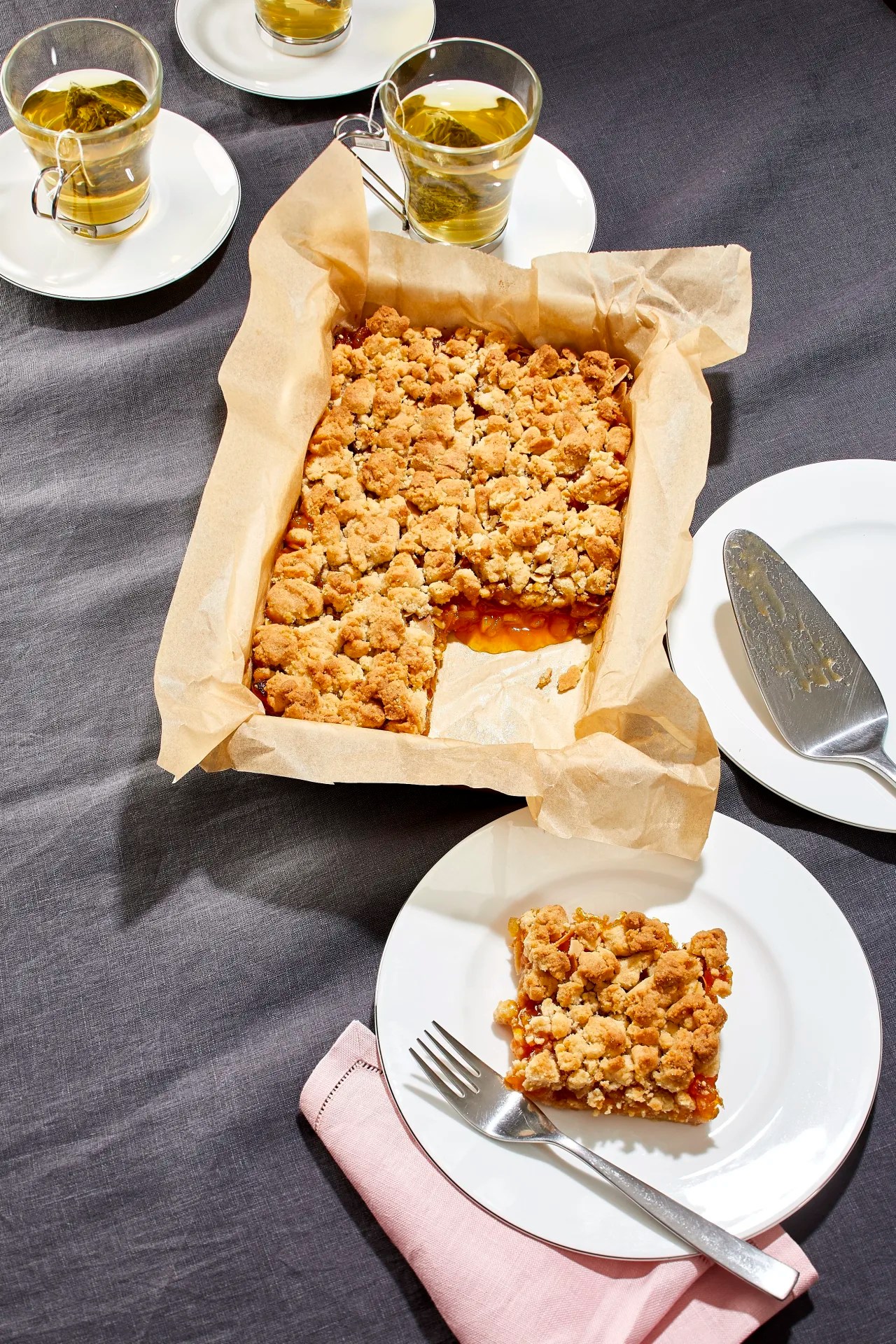 Apricot Jam Shortbread Squares WSJ