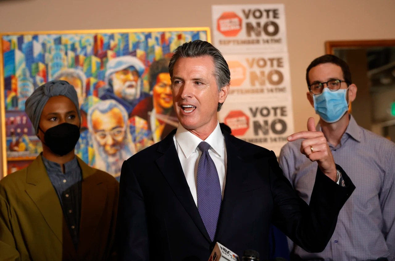 California Recall Election Newsom, California Voters Largely Divided On