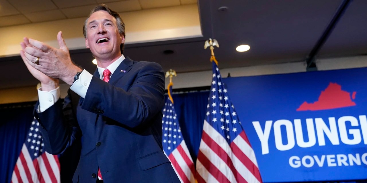 Virginia Election Results Glenn Youngkin Wins Governor Race WSJ