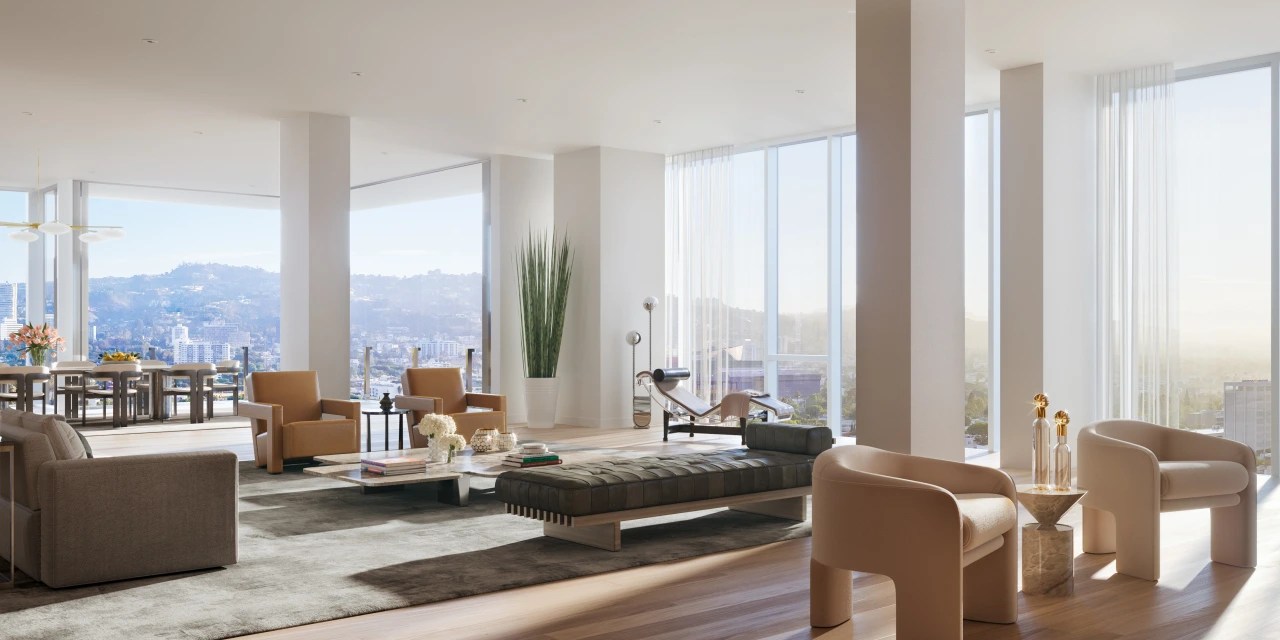 Los Angeles Condo Aims to Set Record With 75 Million Price Tag WSJ