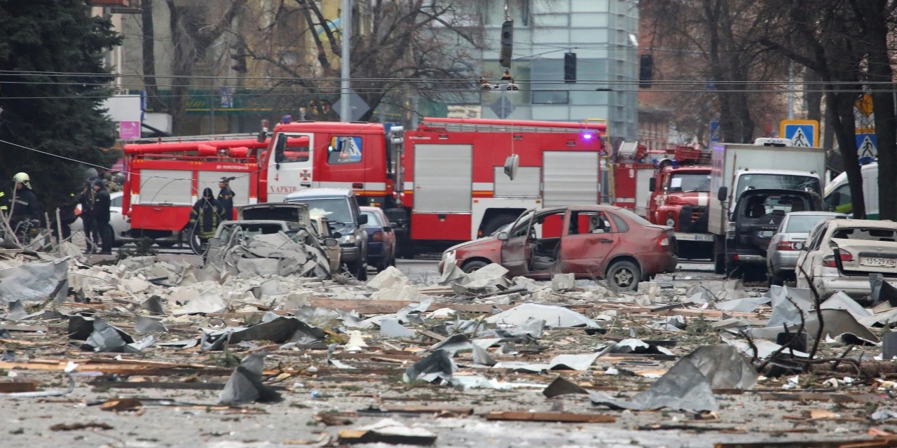 Kharkiv's Freedom Square Struck by Missile