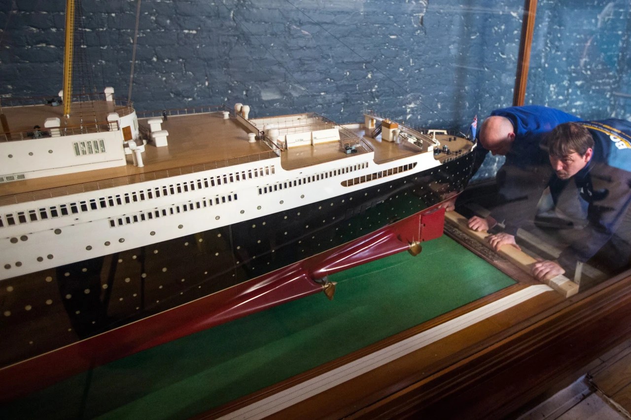 The Queen Mary Hit Rough Waters. So Did Its Little Copy. WSJ