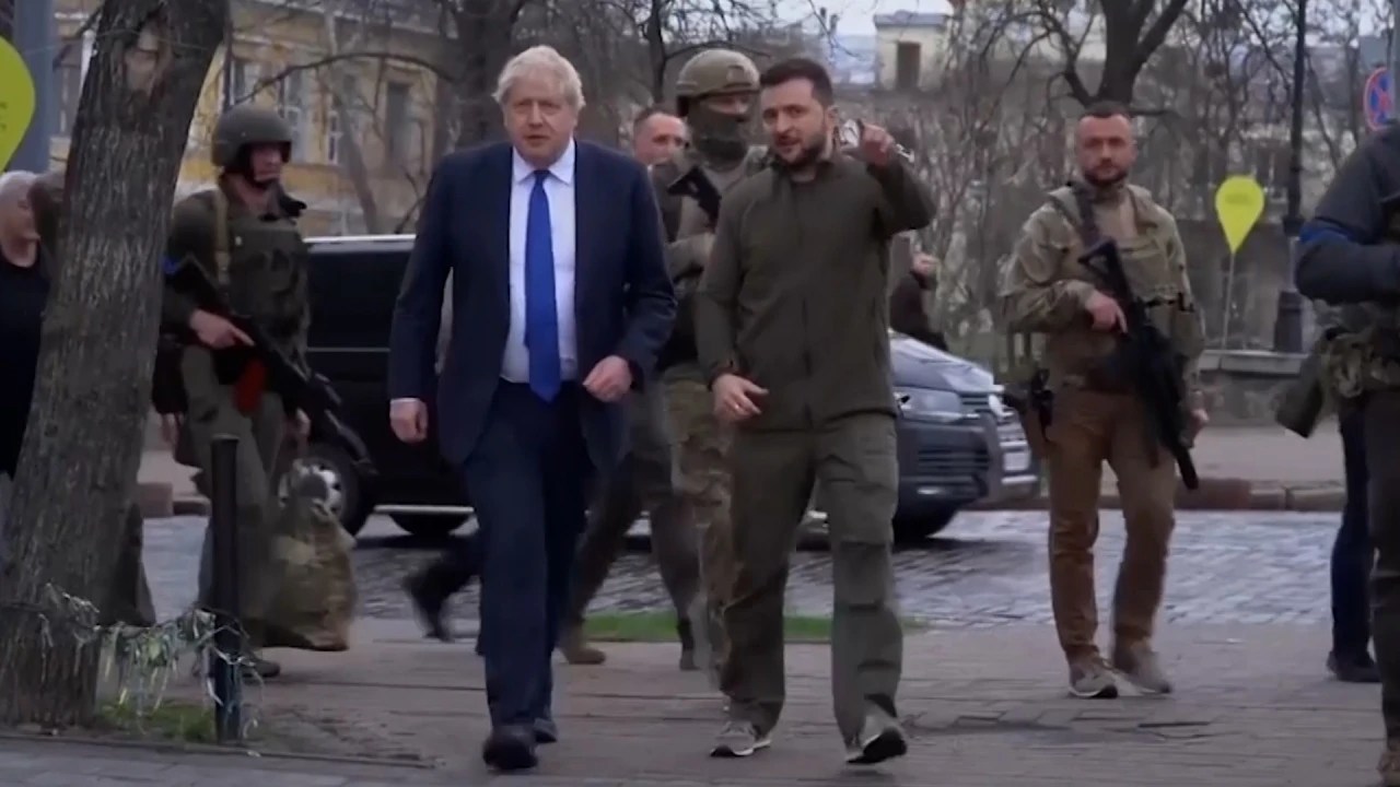 Boris Johnson Makes Surprise Visit to Kyiv