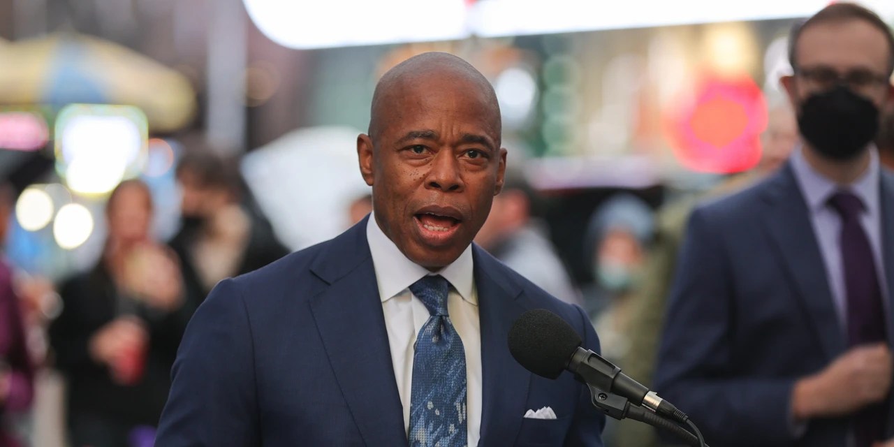 New York City Mayor Eric Adams Tests Positive for Covid19 WSJ