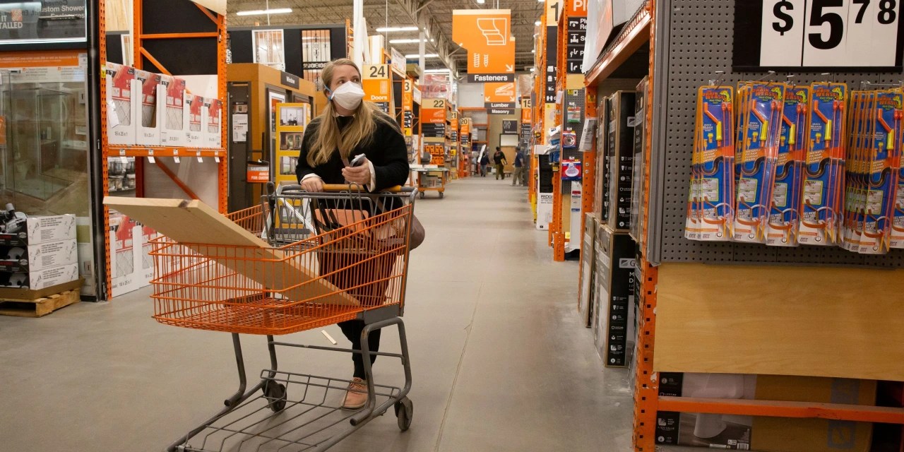 Home Depot Raises Outlook as Fewer Customers Spend More WSJ