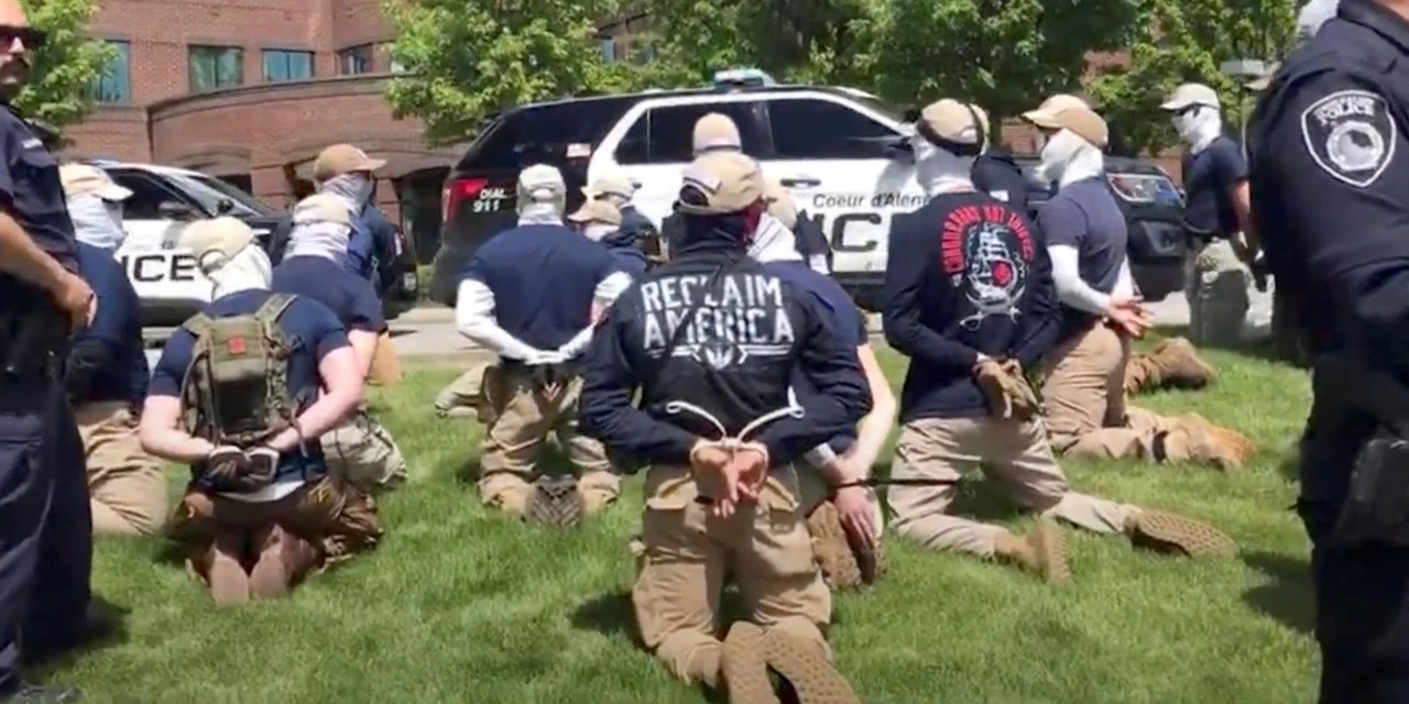 Idaho Police Arrest 31 Suspected White Nationalists Near LGBT Pride
