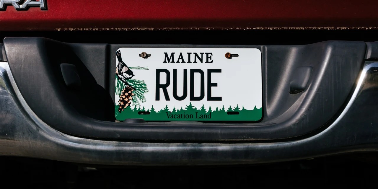 What the BLEEP? Maine Is Cracking Down on Obscene License Plates. WSJ