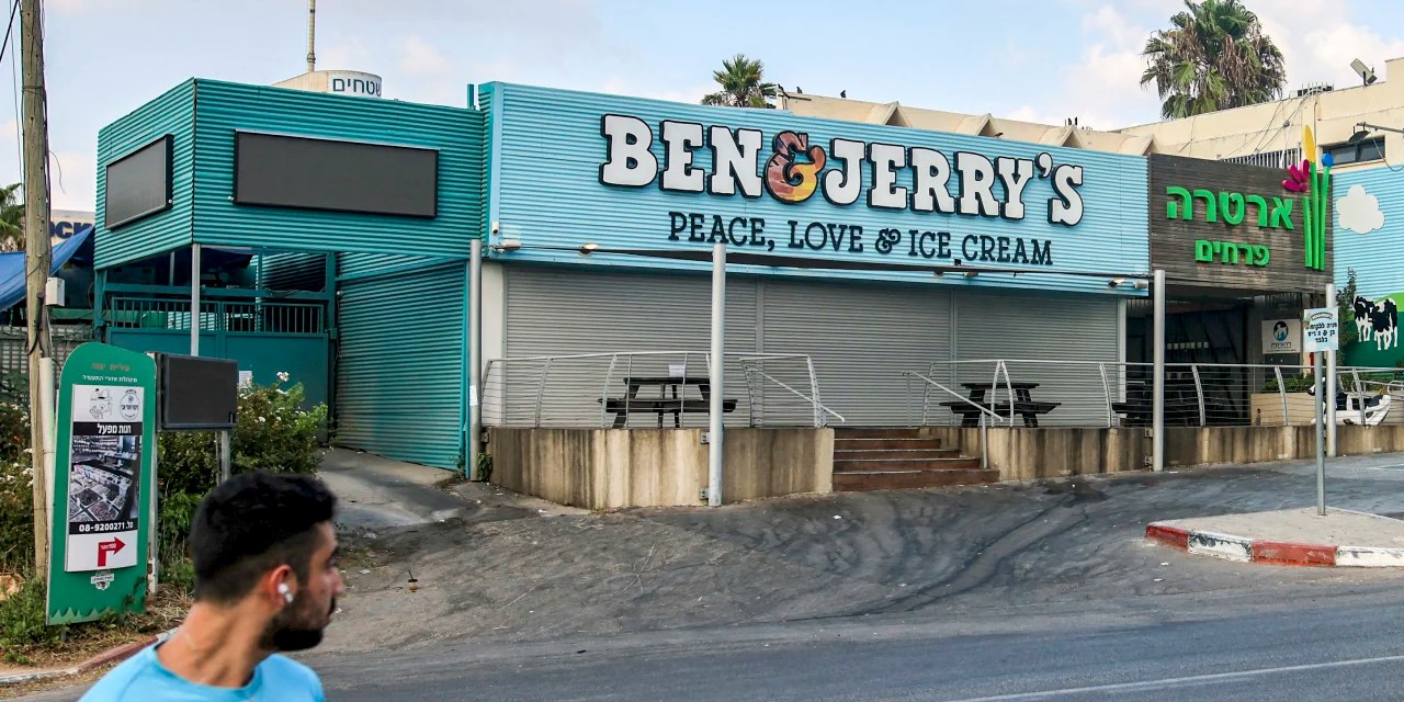 Unilever Sells Ben & Jerry’s IceCream Business in Israel WSJ