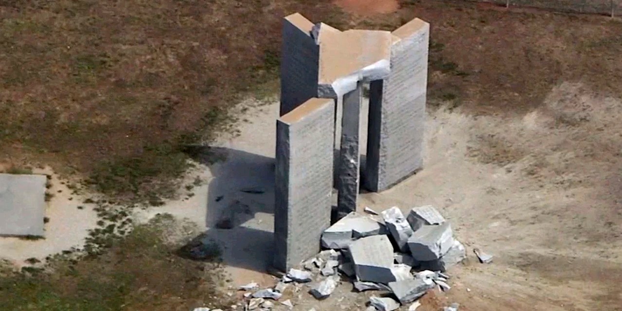 Guidestones’ Monument Knocked Down After Bombing WSJ