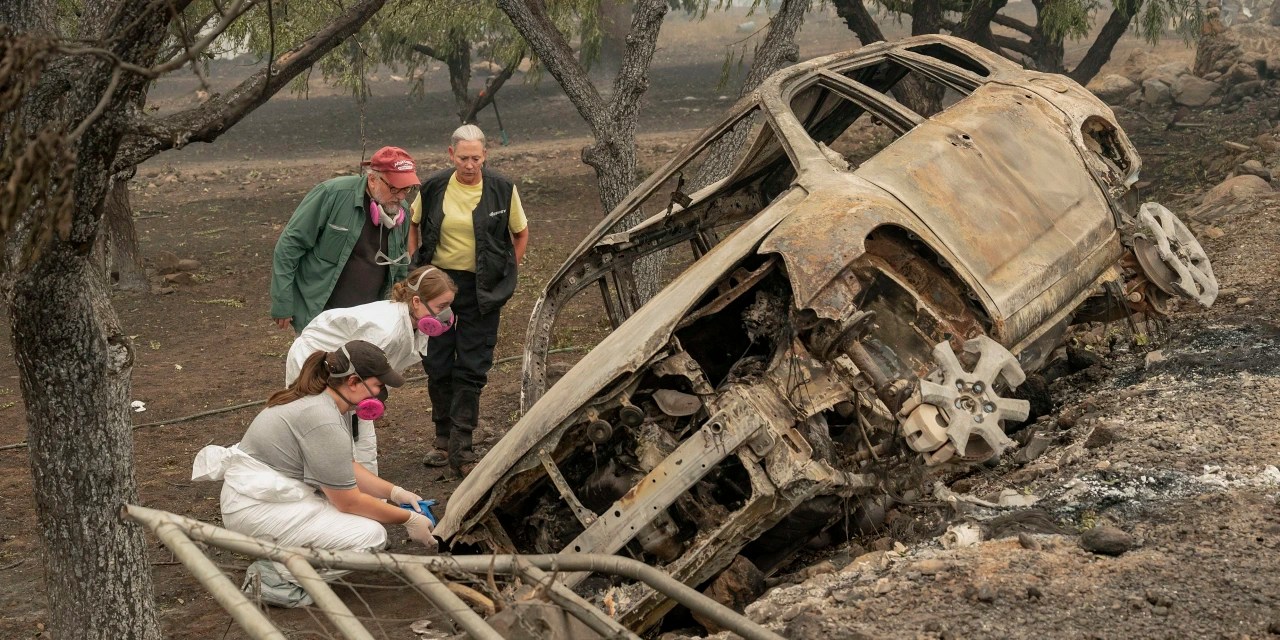 Two People Found Dead Inside Burned Car as McKinney Fire Rages in Northern California WSJ