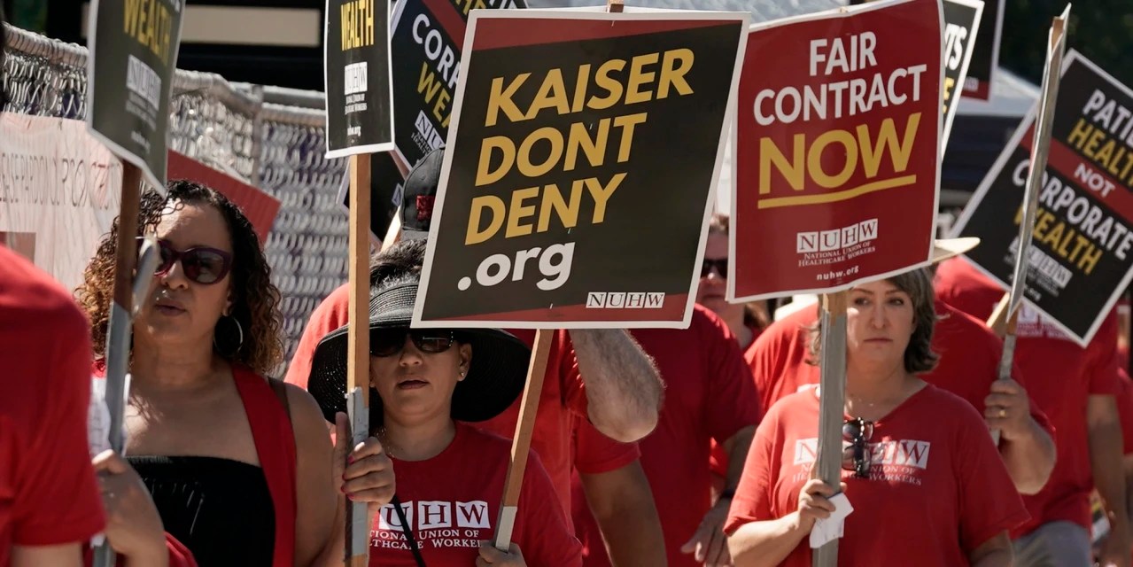 Kaiser Permanente MentalHealth Workers Go On Strike in Northern