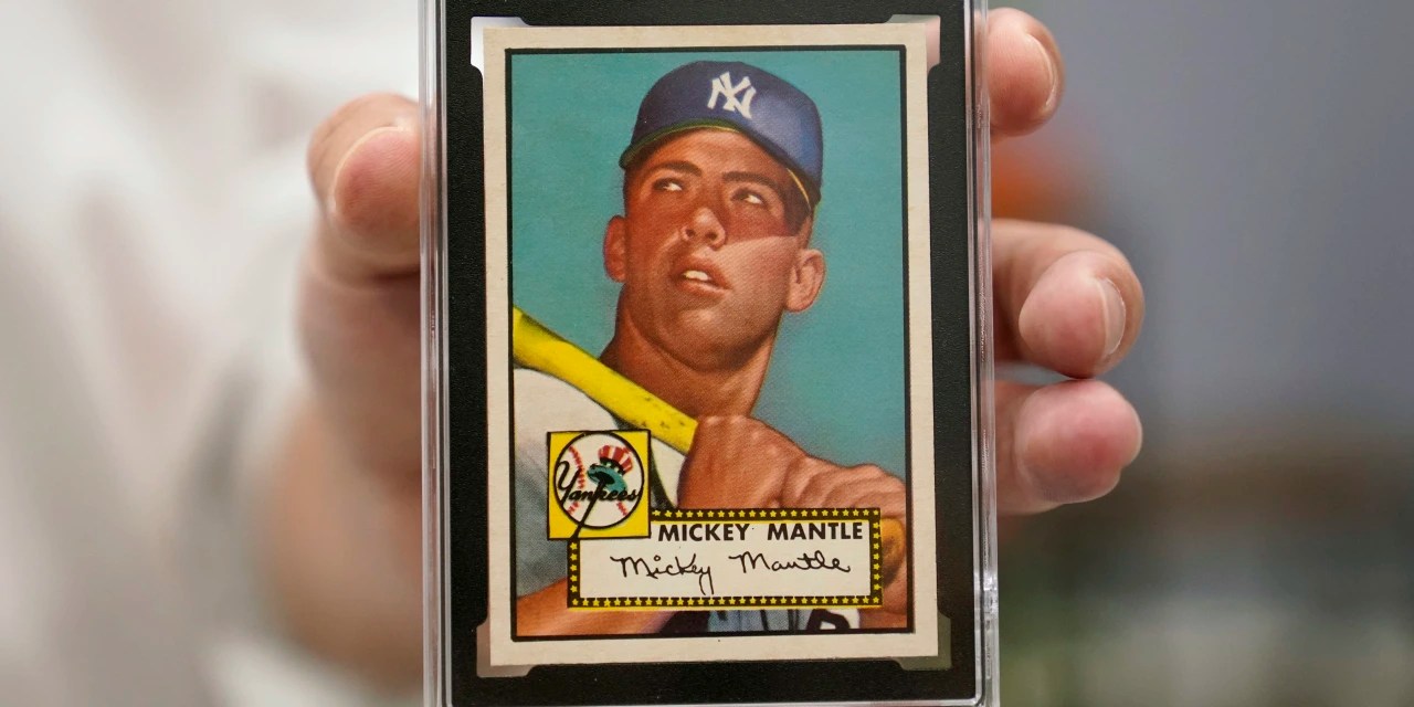 A Mickey Mantle Baseball Card Sells for Record 12.6 Million at Auction