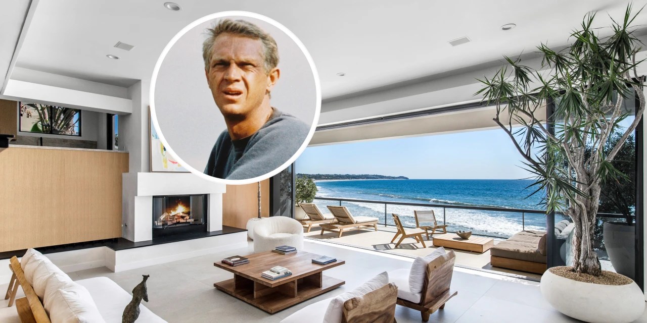 A Malibu Home Where Steve McQueen Escaped the Spotlight Lists for 16.