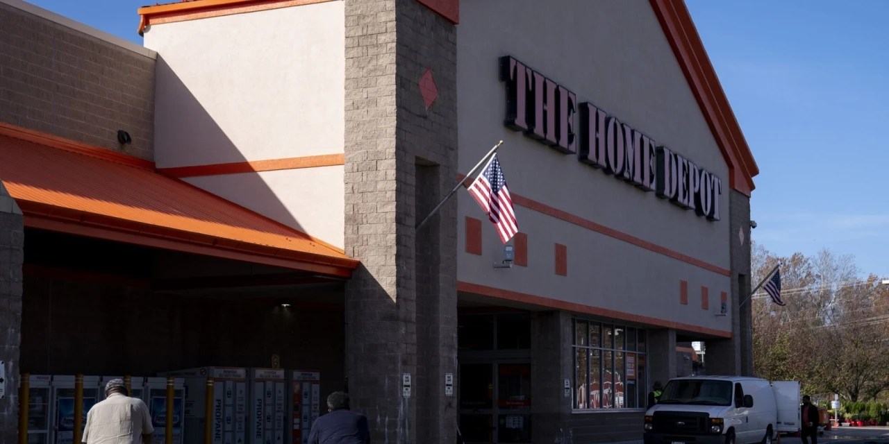 Home Depot Sales Up 5.6 in Third Quarter WSJ