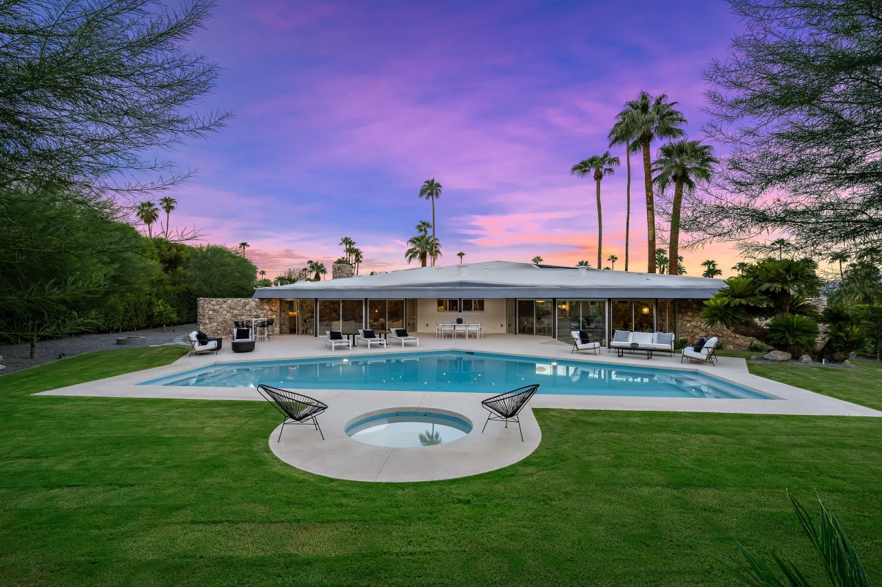 Elvis and Priscilla Presley’s Honeymoon House in Palm Springs Sells for