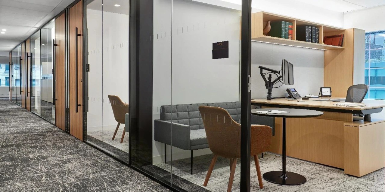 Law Firms Trade Corner Offices for Hot Desks and Hybrid Work WSJ