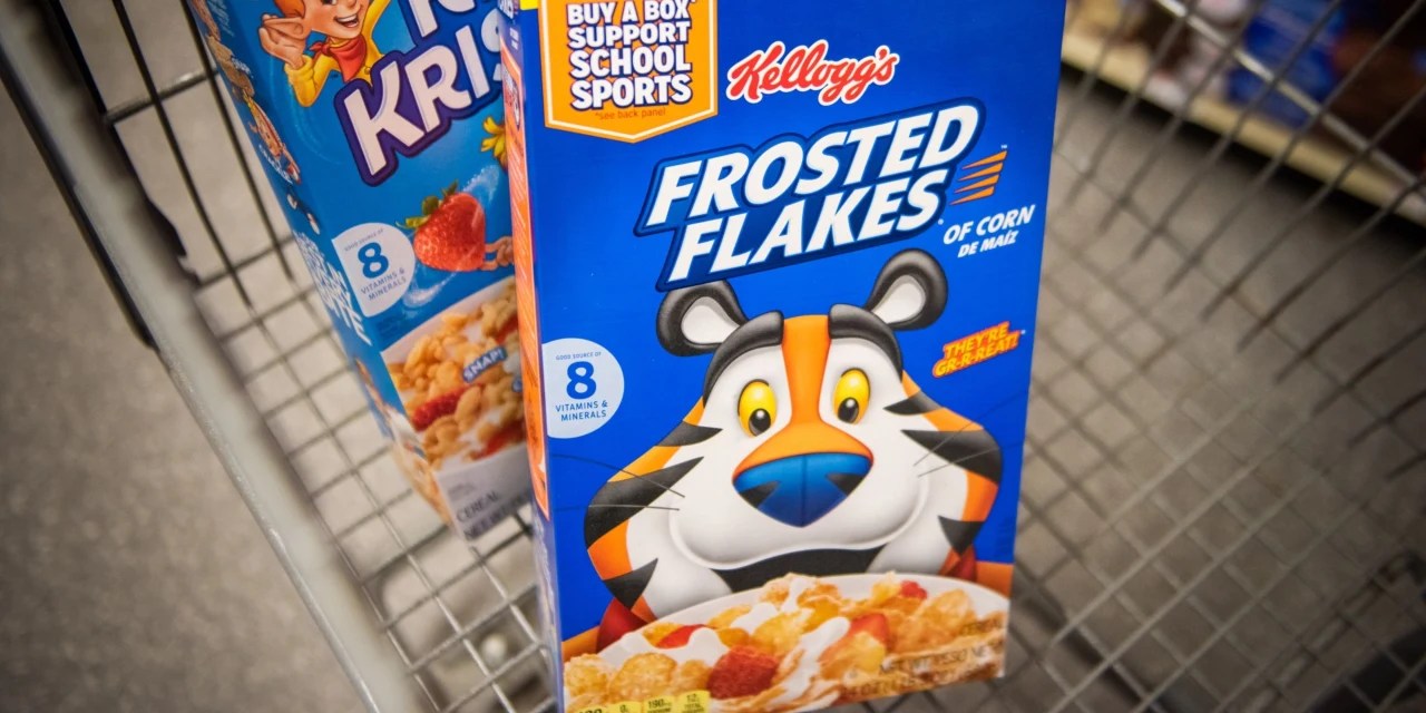 Kellogg Earnings Top Views as Sales Rise 12 WSJ