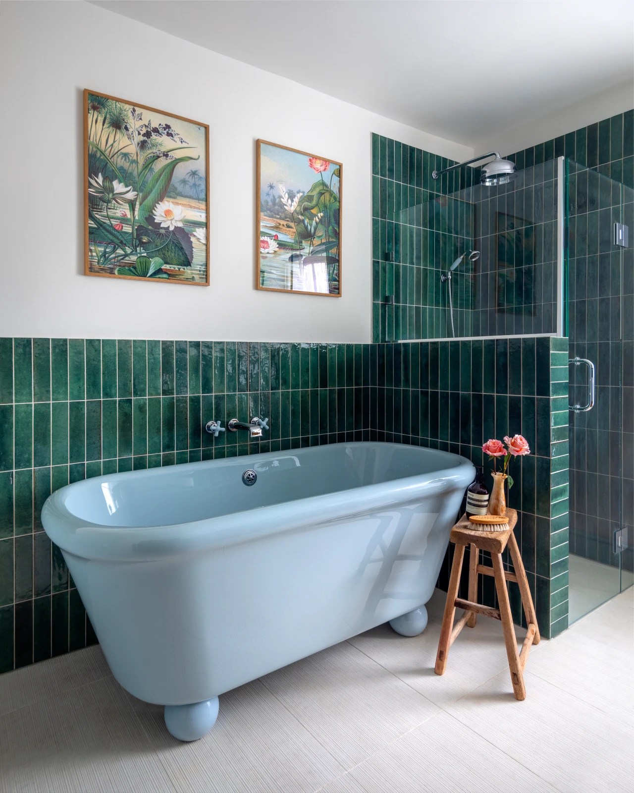 Baby Blue Tubs and Lemony Loos. Are Colored Bathroom Fixtures Chic