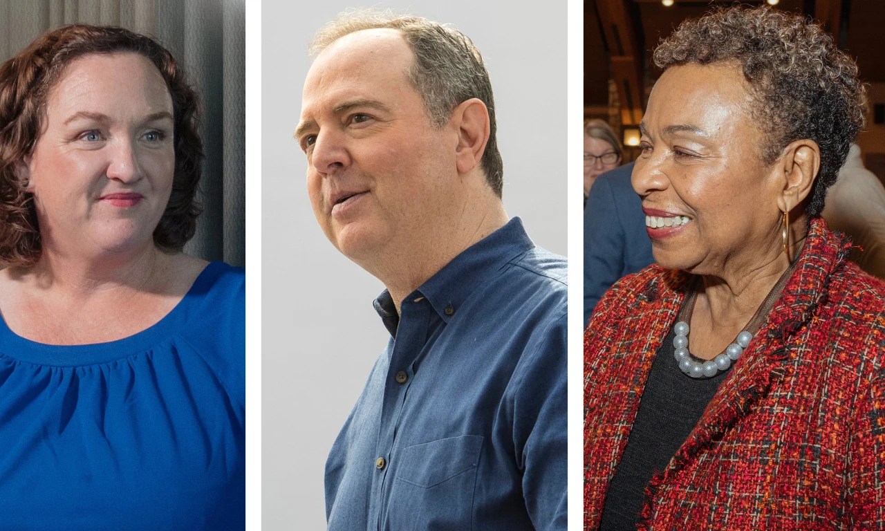 BigName Democrats Schiff, Porter and Lee Jostle in 2024 California