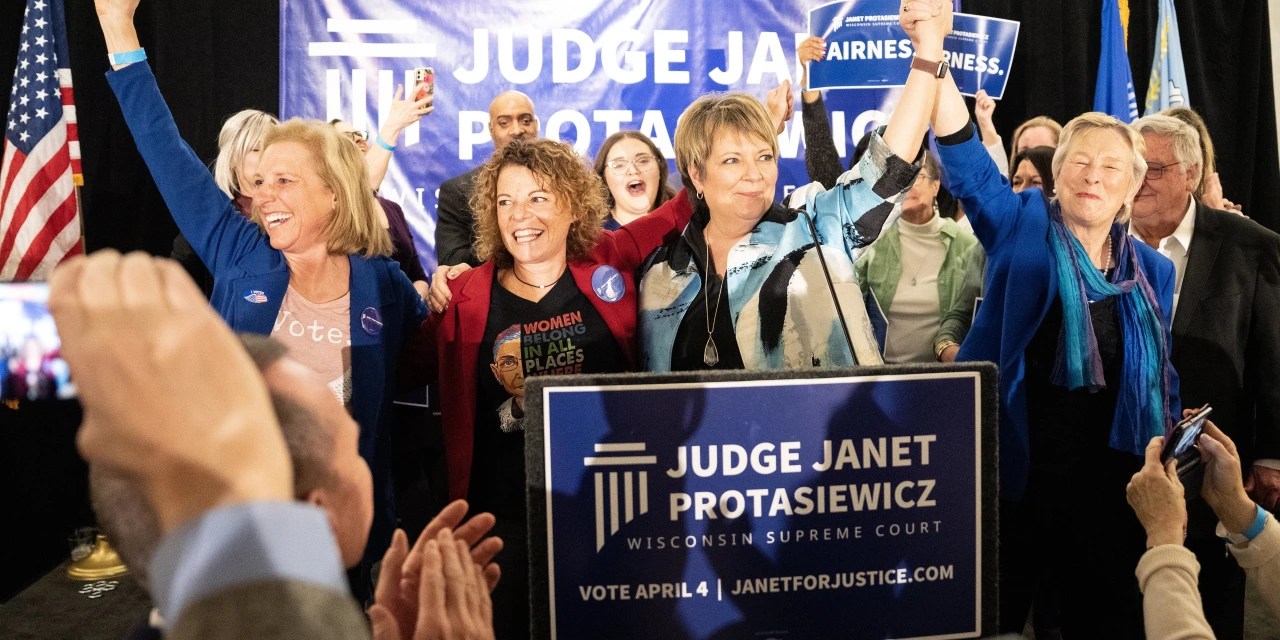 Liberal Protasiewicz, Backed by Democrats, Wins in Wisconsin
