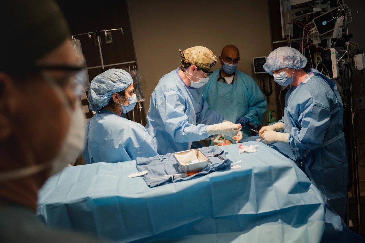 In a Civilian Hospital, Military Medicine Is Kept Alive WSJ