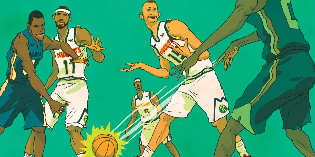 Nikola Jokic Gets More Kicks—Literally—Than Anyone in Basketball