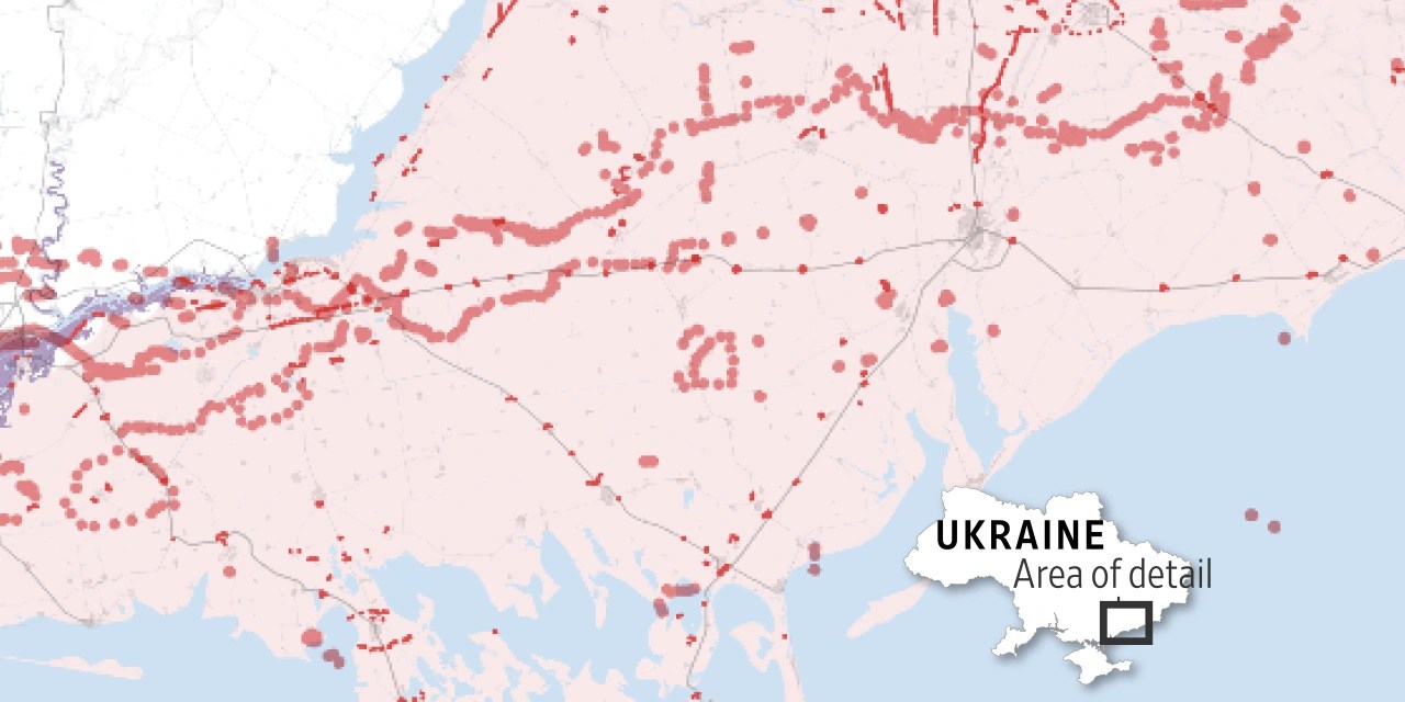 Ukraine’s Counteroffensive in Maps and Charts WSJ