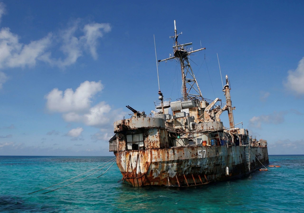 Water Cannons and Lasers South China Sea Standoff Around World War IIEra Ship Heats Up WSJ