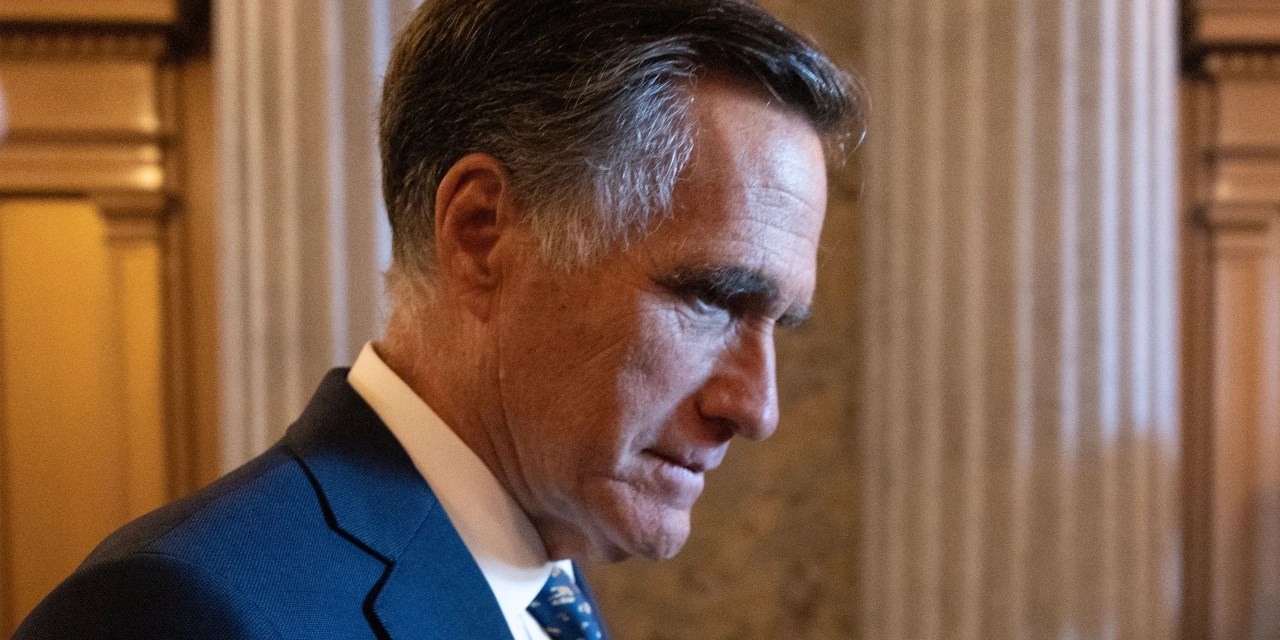 Sen. Mitt Romney Says He Won’t Seek Senate ReElection in 2024 WSJ