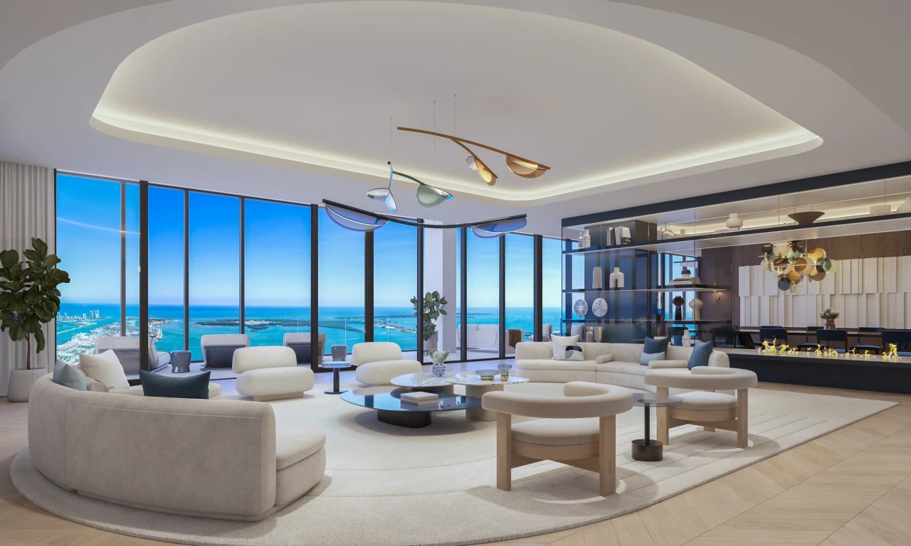 A 50 Million Condo Is Listing at Miami’s First Supertall Tower