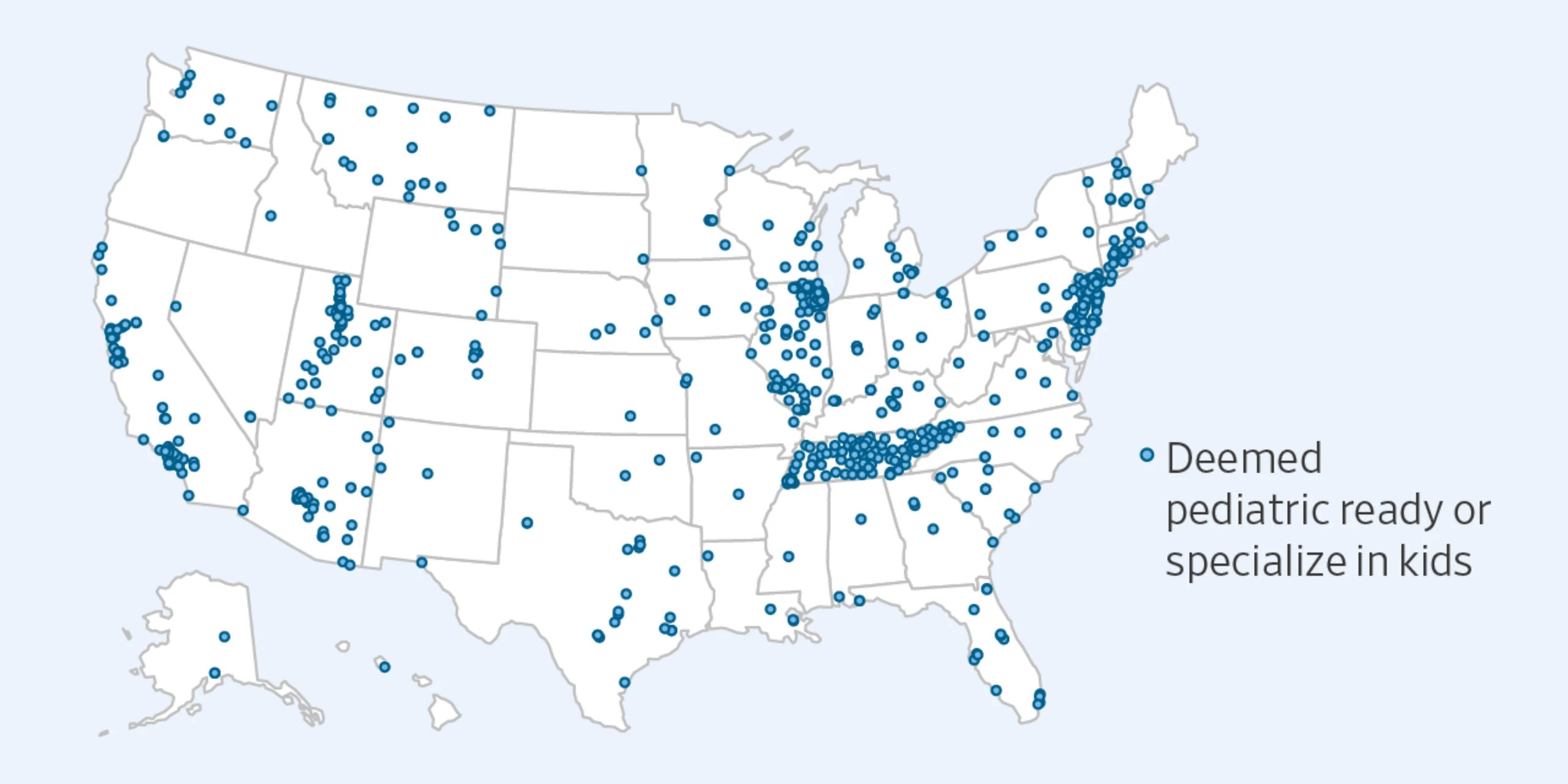Find Hospitals Deemed Ready to Treat Children in Your Area WSJ