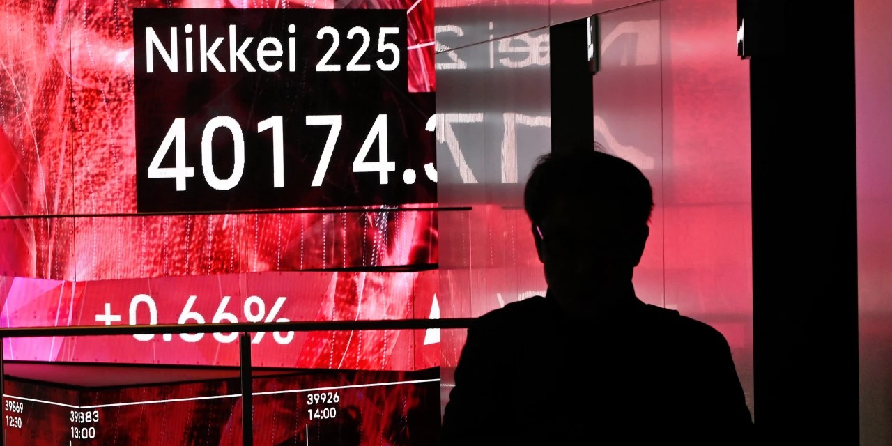 Japan’s Nikkei Tops 40000 for First Time, Driven by AI Optimism WSJ