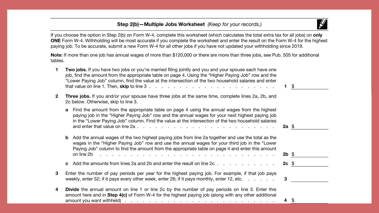 What Is a W-4? How to Fill Out the Tax Form - Buy Side from WSJ