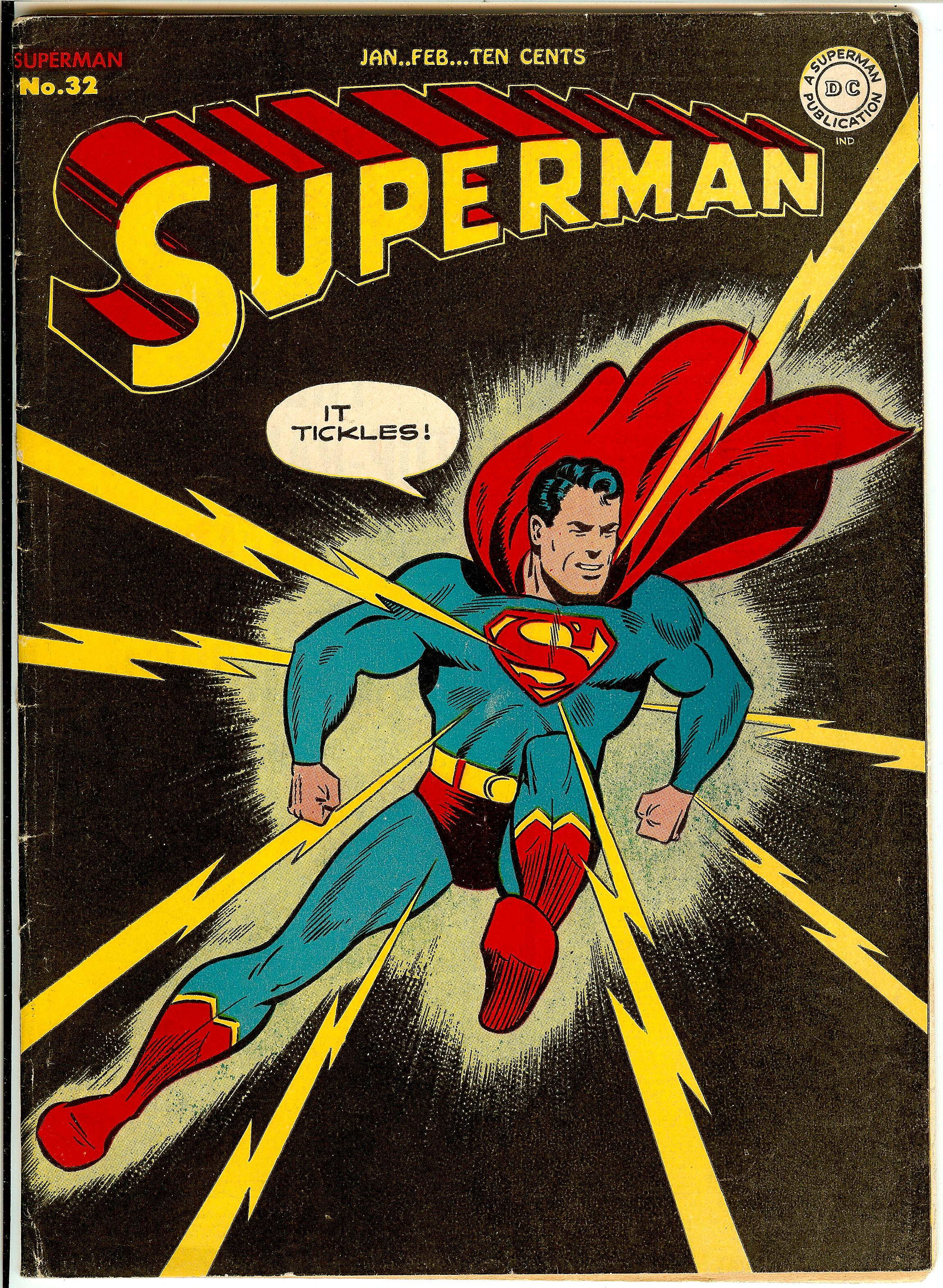 Superman Man of Steel DC Comics Vintage Covers Superheroes Superhero
