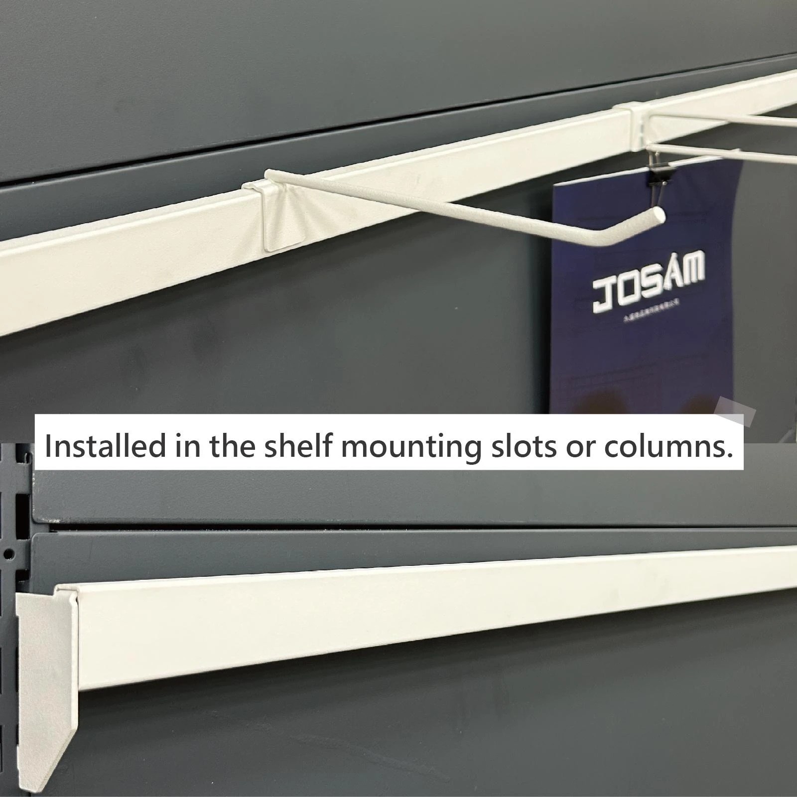 For use with shelvesCrossbar/Horizontal Bar/Crossbar/Support Bar