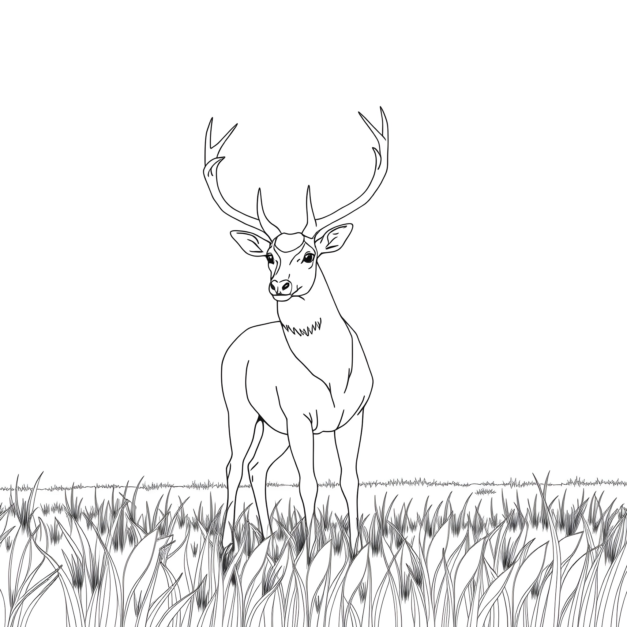 104 Best Deer Coloring Pages (Free Printable PDFs)