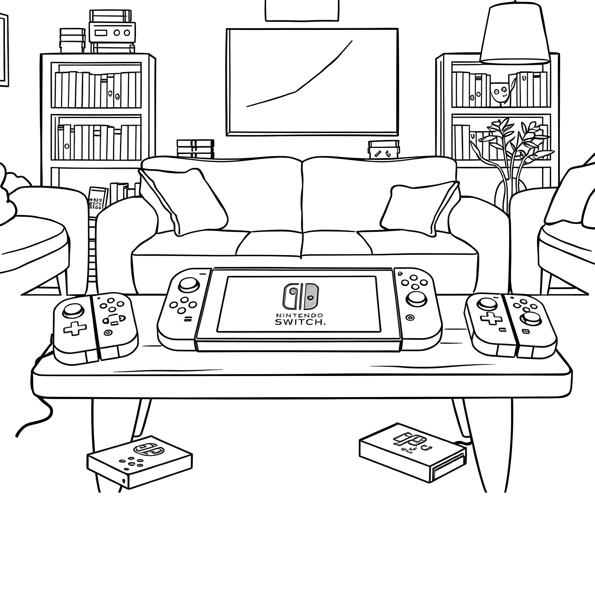 4 Best Nintendo Switch Coloring Pages (Free Printable PDFs)