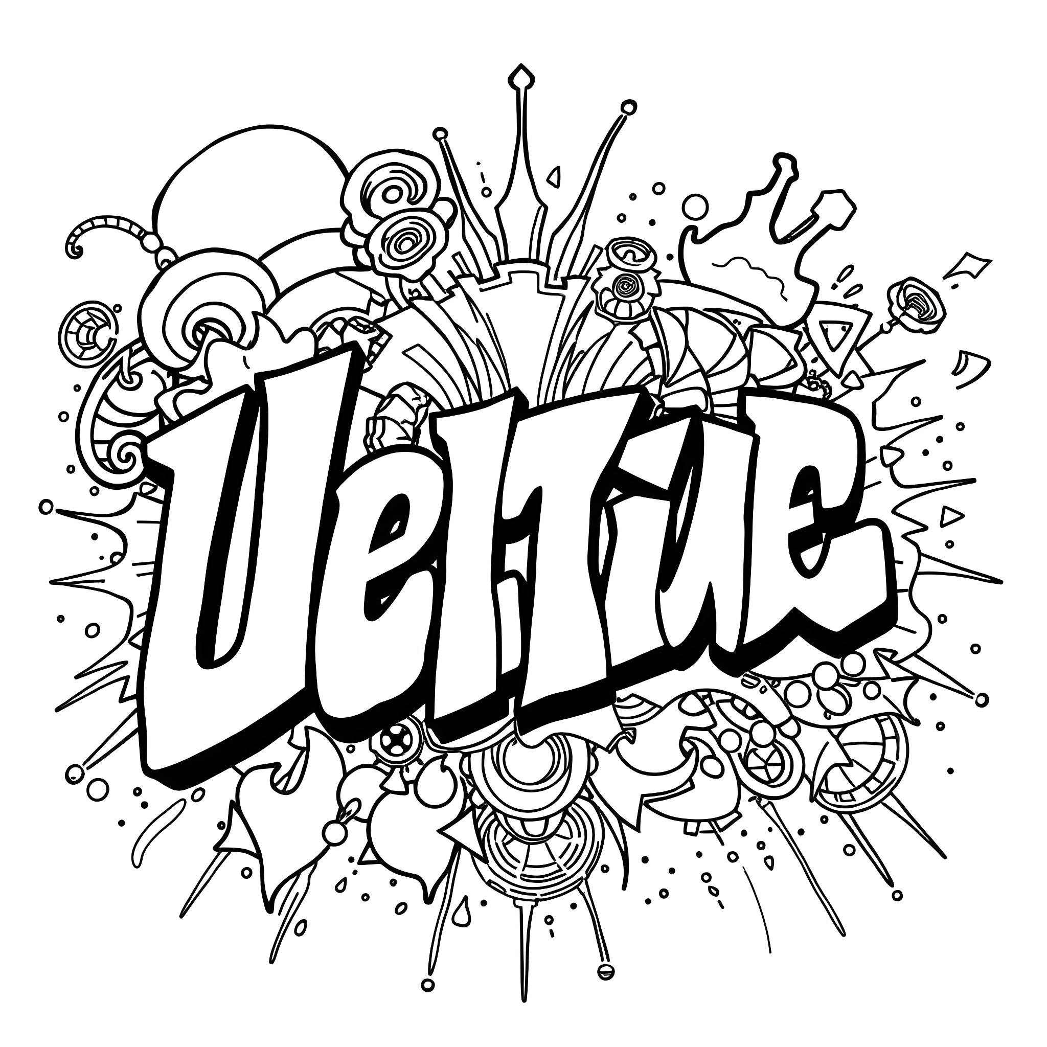 41 Best Graffiti Coloring Pages (Free Printable PDFs)