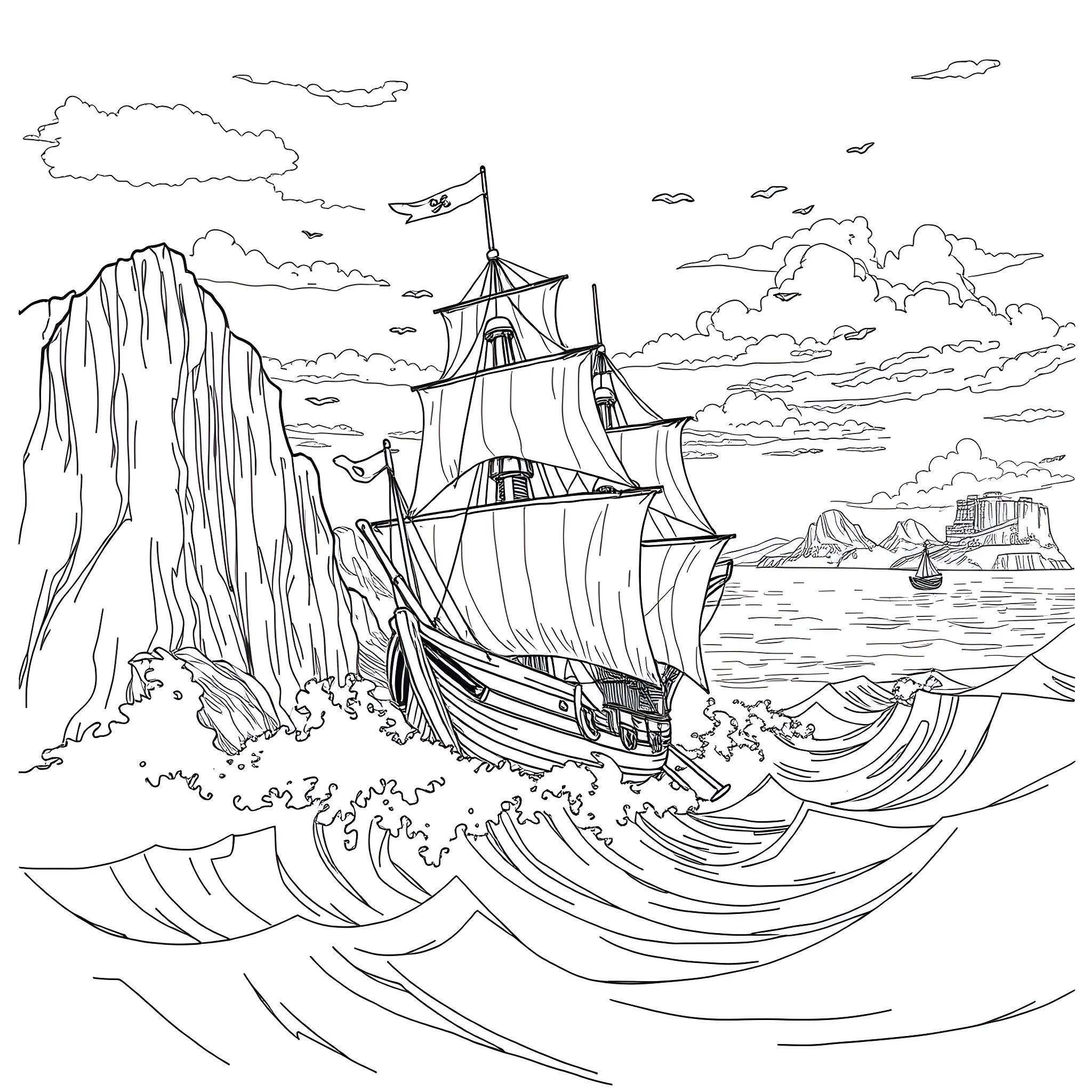 9 Best Titanic Coloring Pages (Free Printable PDFs)