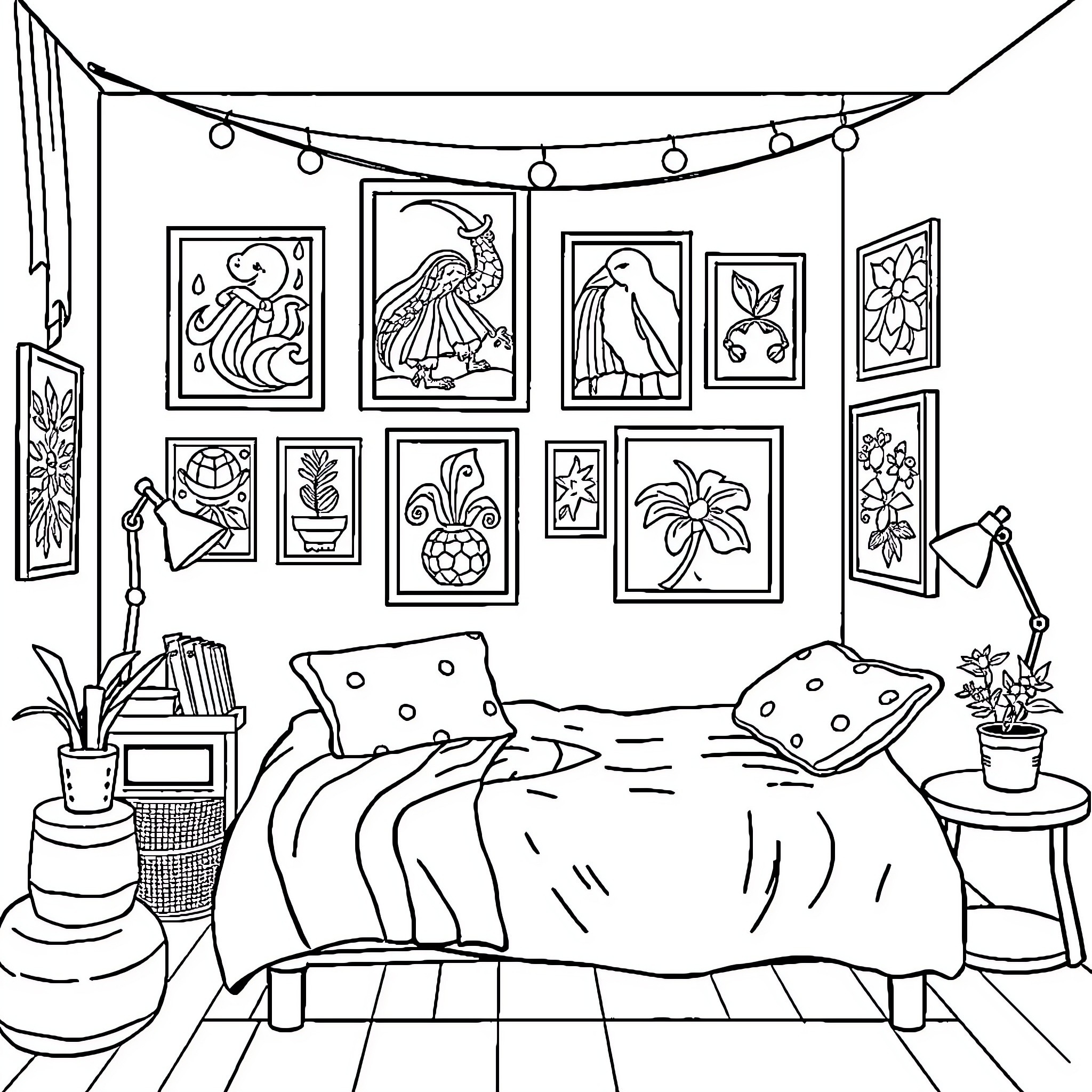 Best Teen Room Coloring Pages (Free Printable PDF)
