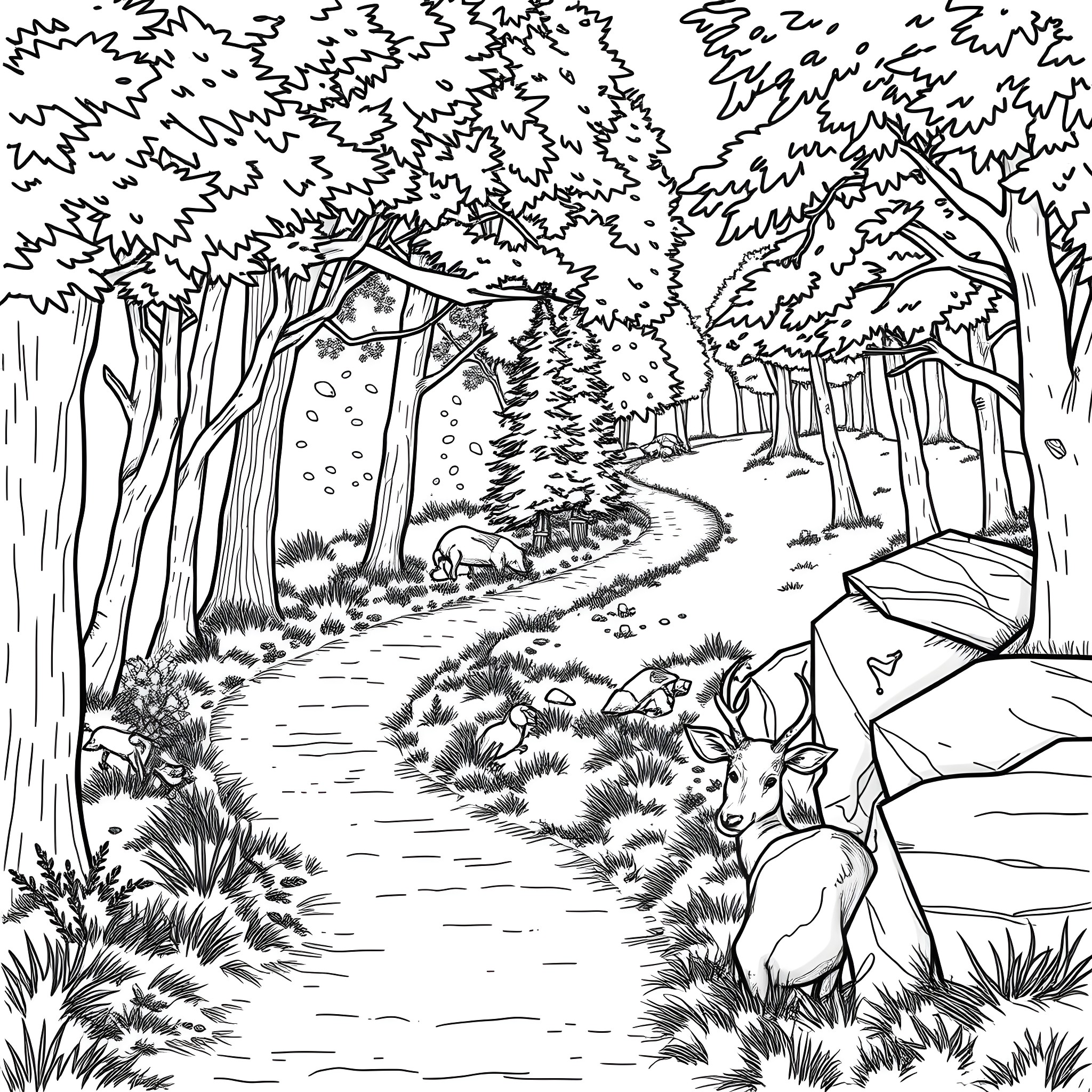104 Best Deer Coloring Pages (Free Printable PDFs)