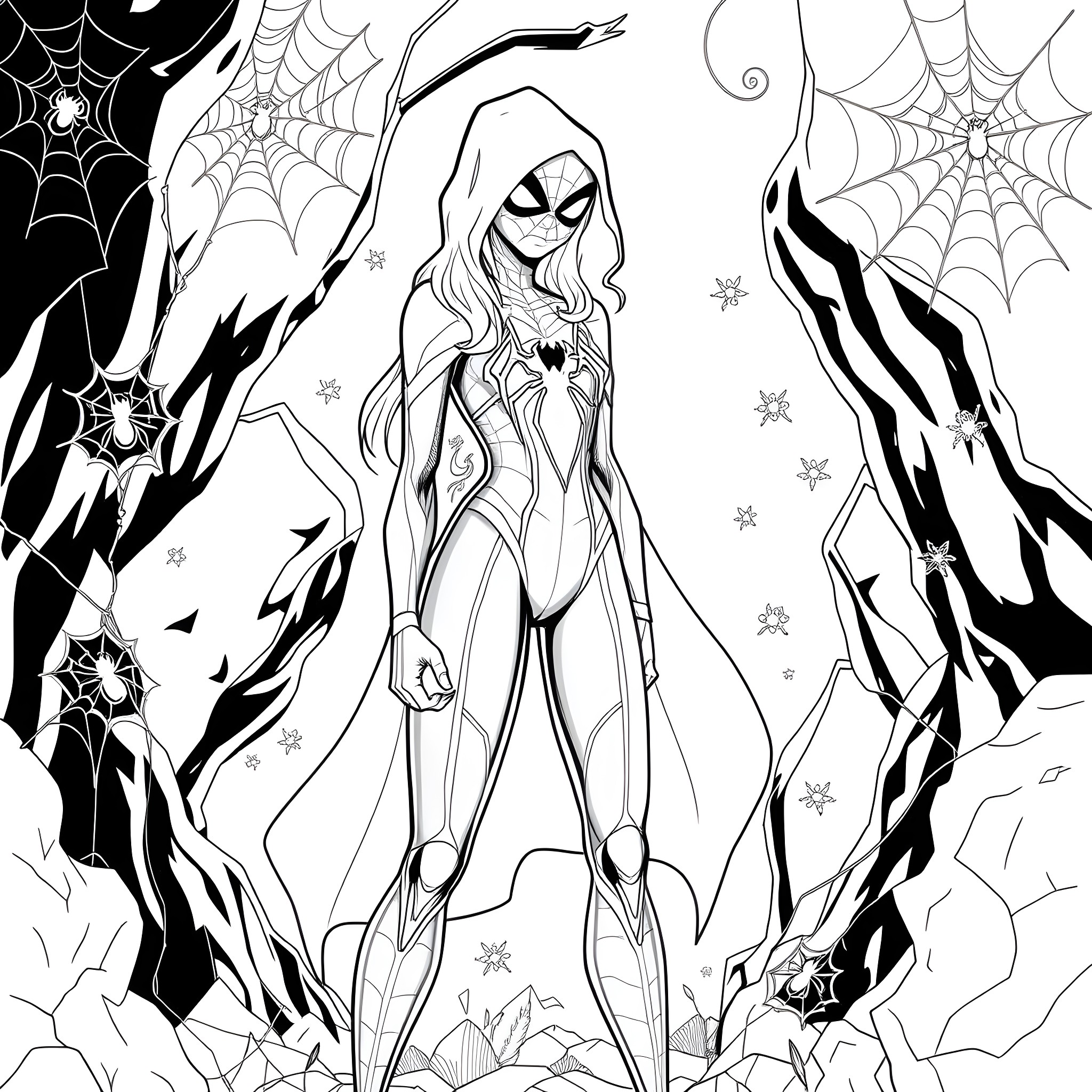8 Best Spider Gwen Coloring Pages (Free Printable PDFs)