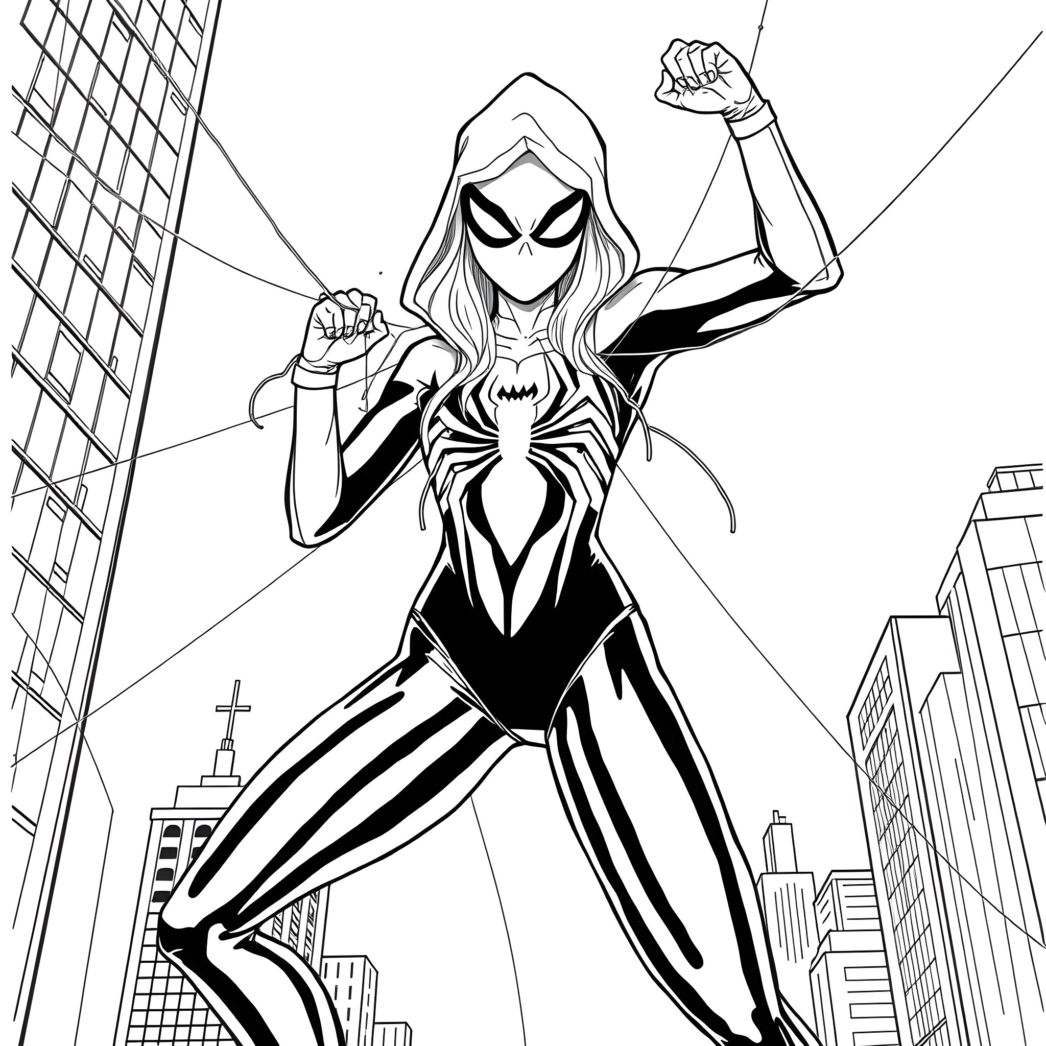 7 Best Spider Gwen Coloring Pages (Free Printable PDFs)
