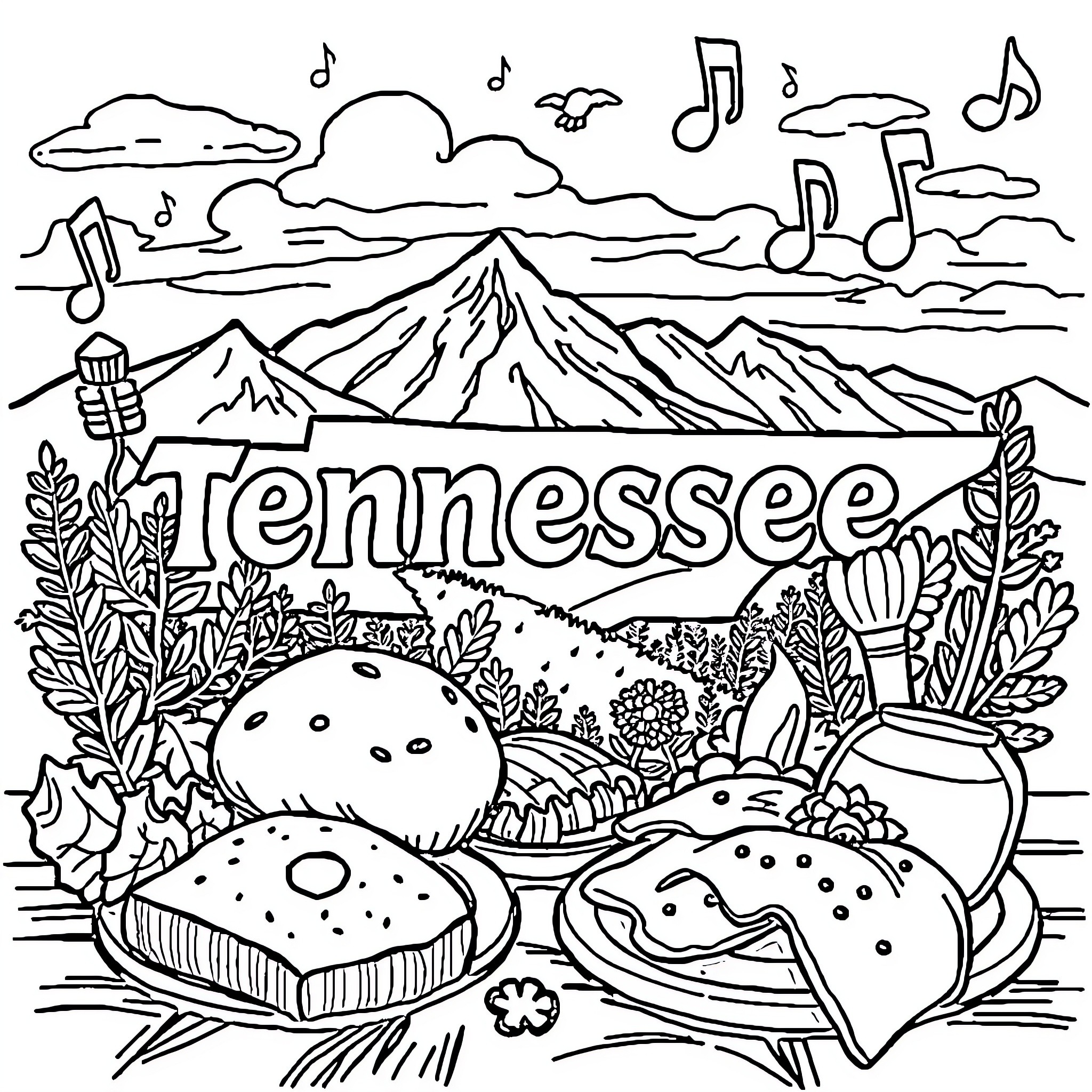 1 Best Tennessee Coloring Pages (Free Printable PDFs)