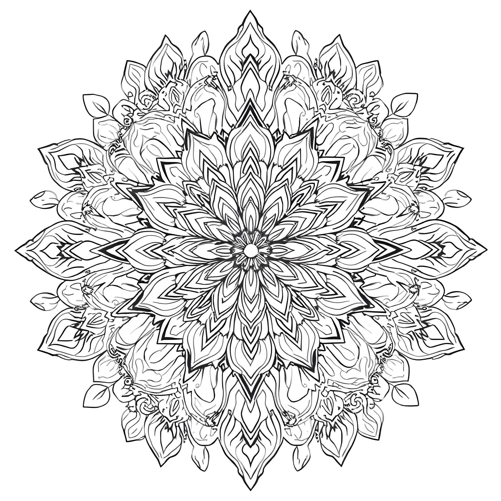 Best Floral Coloring Pages (Free Printable PDF)