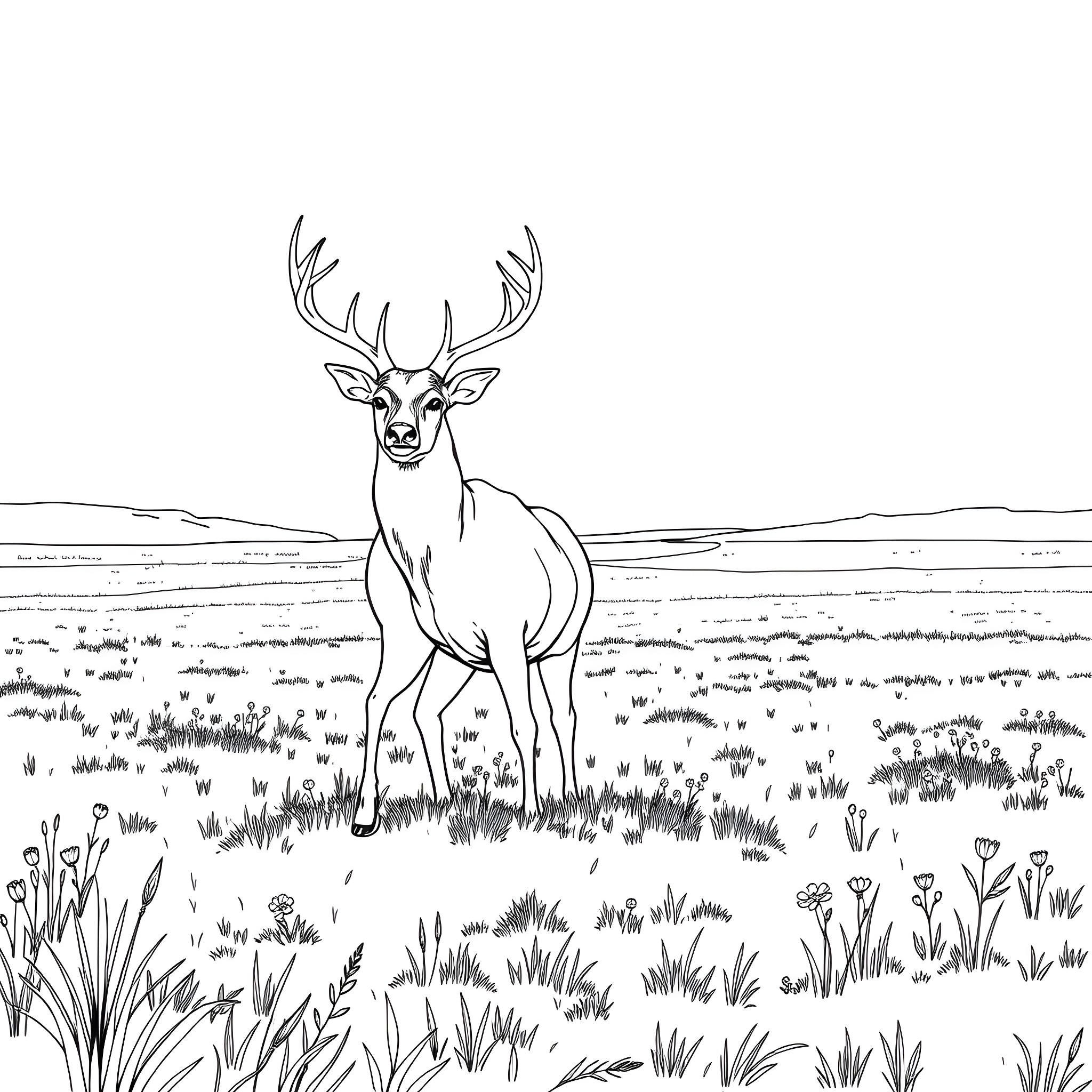 104 Best Deer Coloring Pages (Free Printable PDFs)