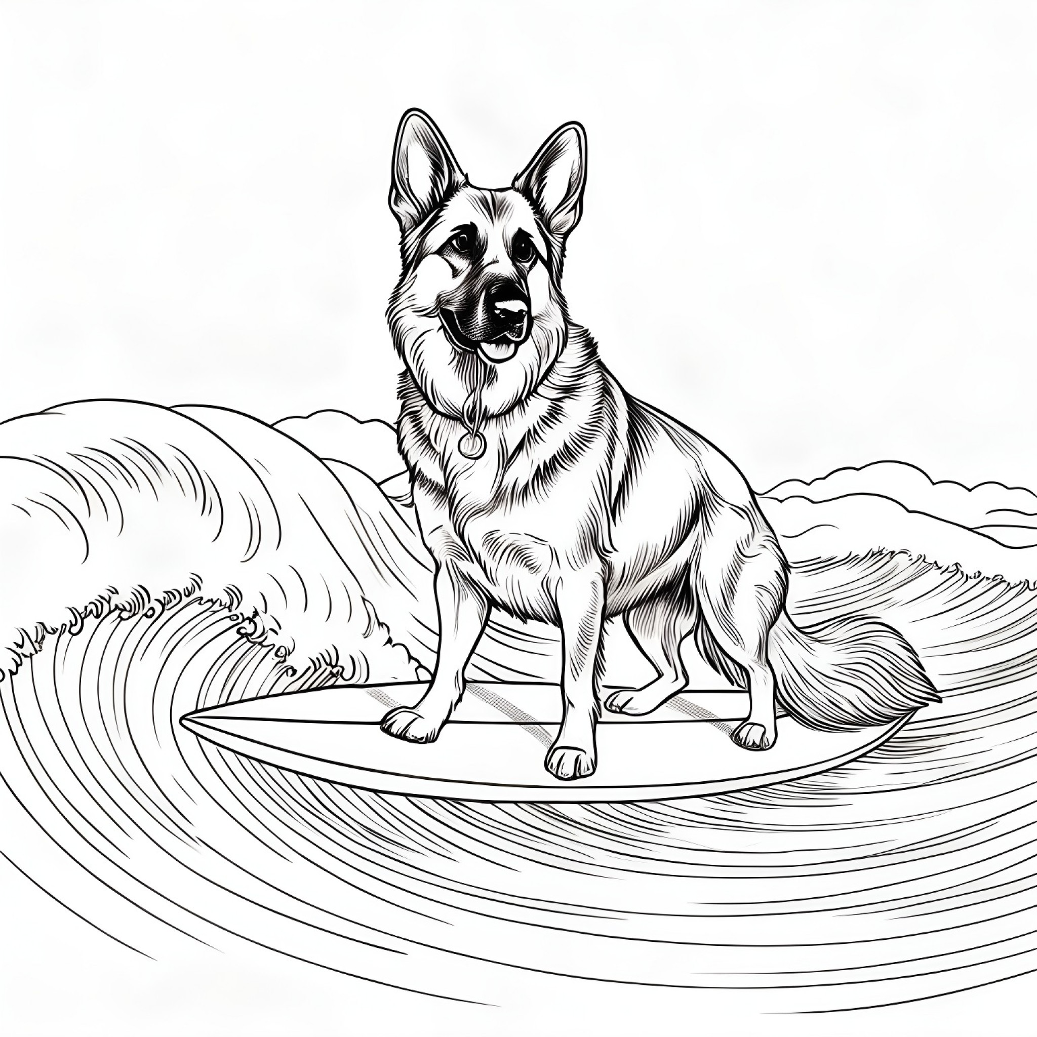 18 Best German Shepherd Dog Coloring Pages (Free Printable PDFs)