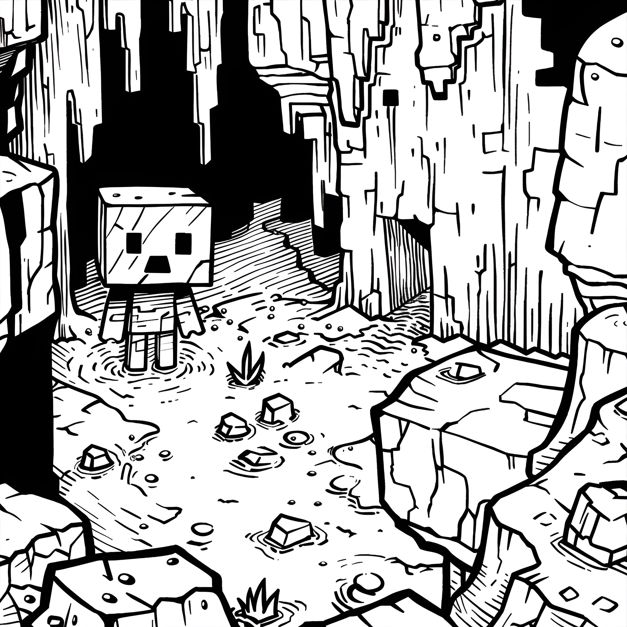 52 Best Minecraft Coloring Pages (Free Printable PDFs)