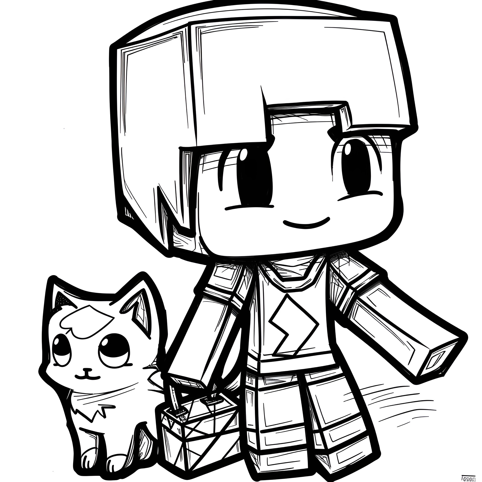 52 Best Minecraft Coloring Pages (Free Printable PDFs)