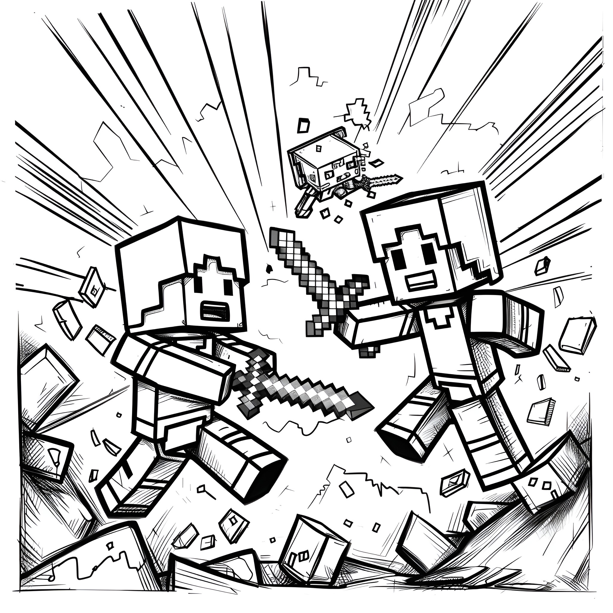 52 Best Minecraft Coloring Pages (Free Printable PDFs)